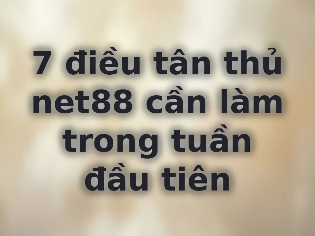 Hướng dẫn tân thủ